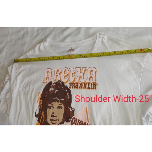 Aretha Franklin Tshirt Top XXL Perryscope 2024 Estate Queen Of Soul Adult - Picture 11 of 14